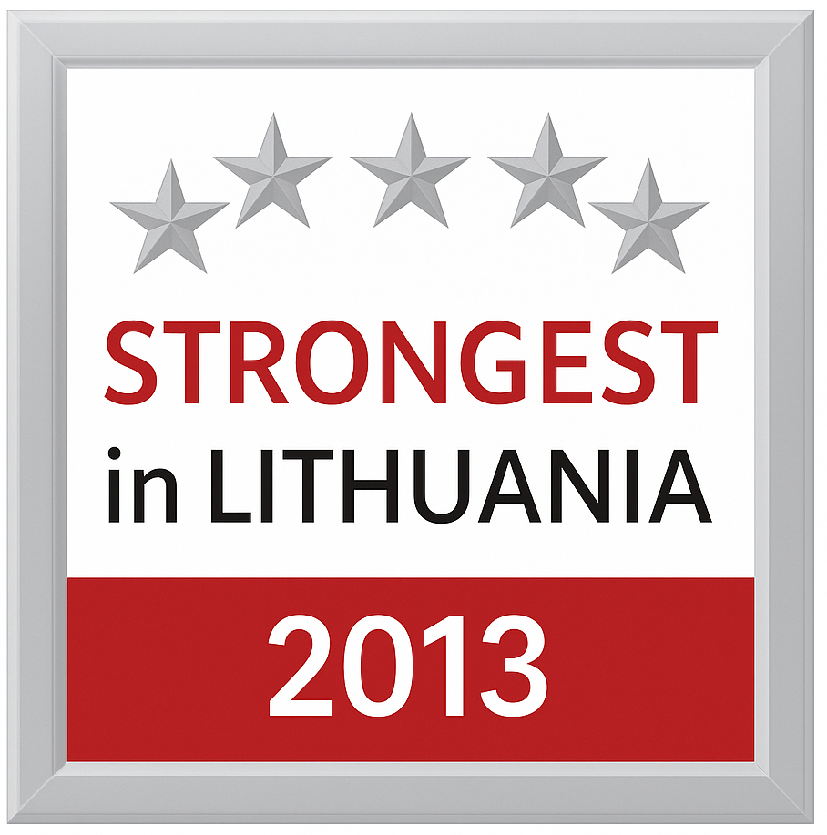 KLOJA Logistics apdovanojimas Strongest in Lithuania 2013